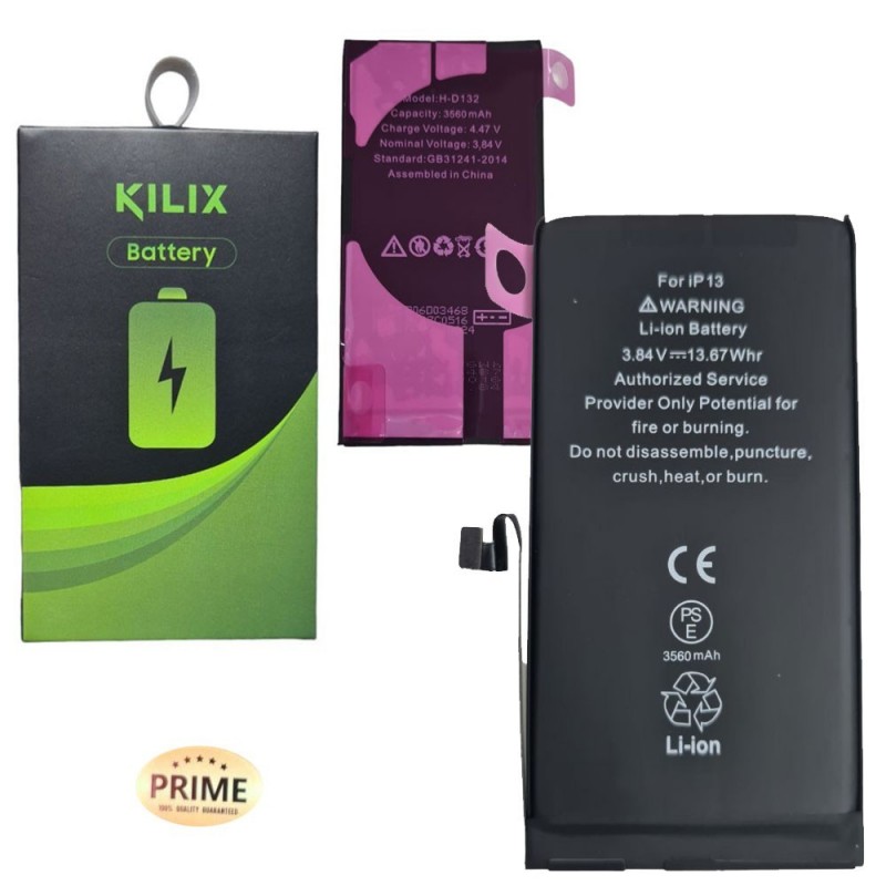 KILIX PRIME Compatible Battery for Apple iPhone 13 - 3560mAh
