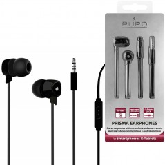 Buy Puro Auricolare Stereo Prisma IPHF19 cavo piatto Nero online
