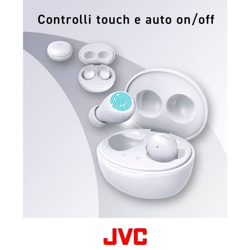 JVC HA-Z66T-WE True Wireless Bluetooth In-Ear Headphones Gumy Mini Earphone White