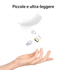 JVC HA-Z66T-W-E Cuffie Intrauricolari Bluetooth True Wireless Auricolare Gumy Mini Bianco