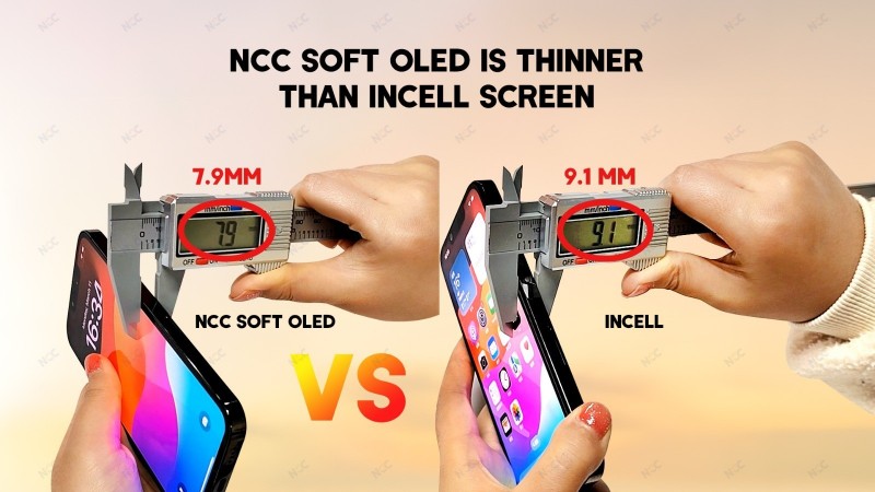  NCC SOFT OLED COF LCD Display For Apple iPhone A1920 A2097 A2098 A2099 A2100