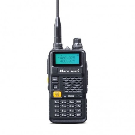MIDLAND CT590S RADIO RICETRASMETTITORE DUAL BAND VHF/UHF PORTATILE CON DISPLAY LCD BATTERIA INTEGRATA RICONDIZIONATO