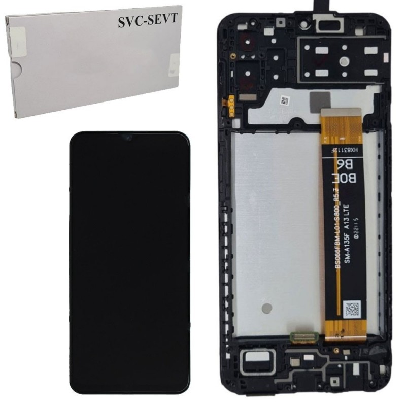  Samsung Service Pack Original LCD Display + Frame Galaxy A13 A137 | FLAT CSOT M336 R0.5 / BOE B6 A135F R5.7 R5.5