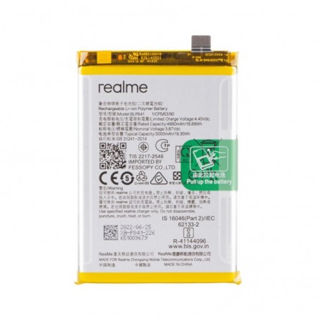 Realme Service Pack Batteria BLP841 Originale per 8 | RMX3085 