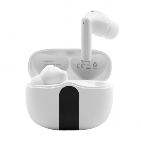 NCC Bluetooth Headset S56 TWS Headphones ENC Clear Calls Smart Display Audio HIFI | White