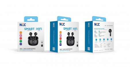 Compra NCC Auricolare Bluetooth S67 Cuffie TWS Smart Display Audio HIFI | Nero online