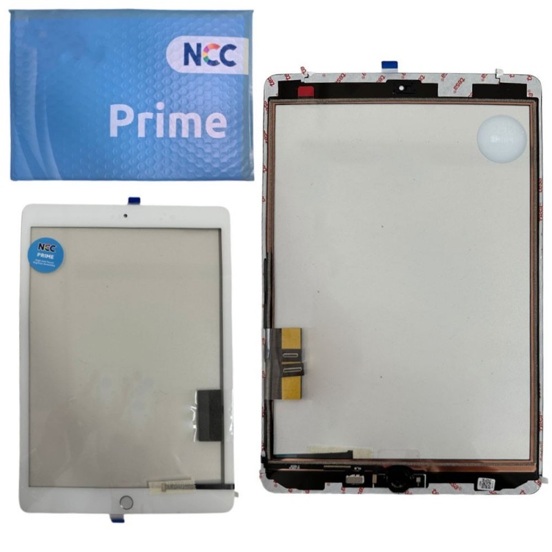 NCC PRIME Touch Screen +Home Button For Apple iPad 7th Gen. 10.2'' (2019) | iPad 8th Gen. 10.2'' (2020) White