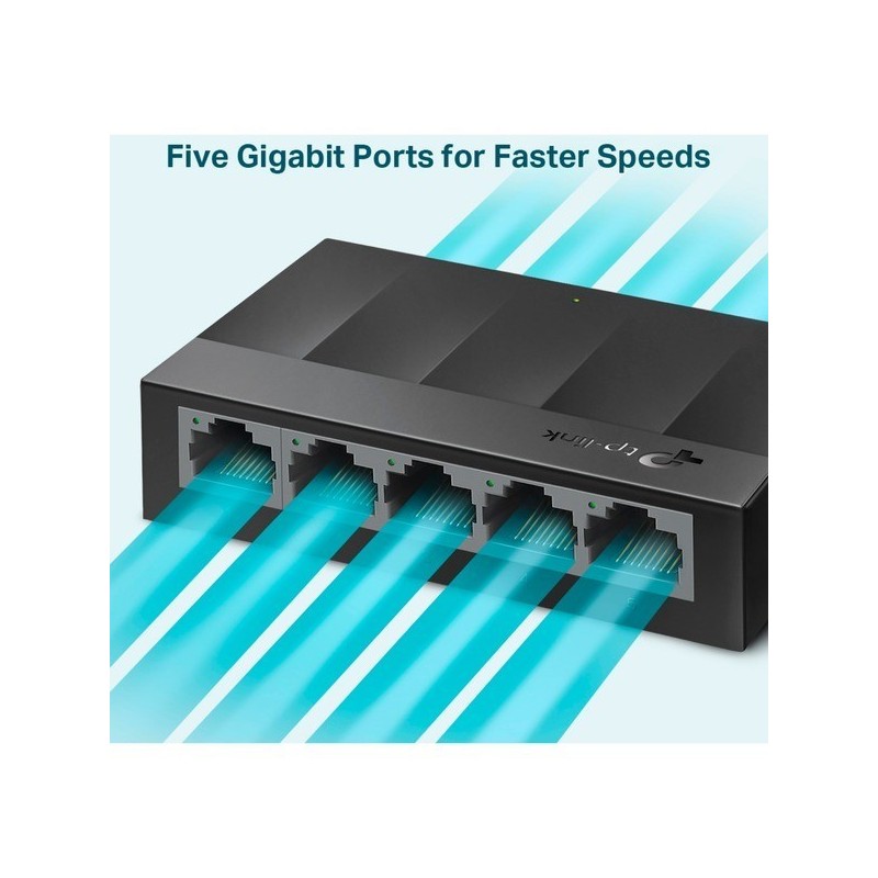 Tp-Link Switch 5 Ports 10/100/1000 LS1005G Tp-Link Switch 5 Ports 10/100/1000 LS1005G