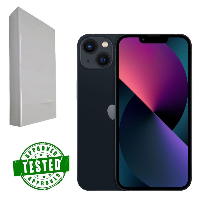 IPHONE 13 256 GB MIDNIGHT - PRE OWNED GRADE A/A+ (SCATOLA + CAVO LIGHTNING USB-C) - 12 MESI DI GARANZIA
