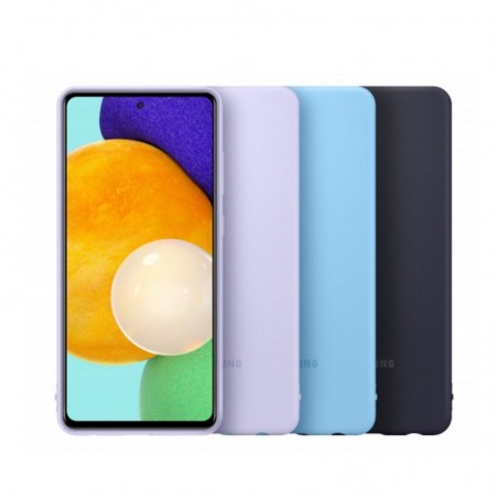 Discover Samsung Silicone Cover EF-PA725T for Galaxy A72 A725F |&nbsp;Black |&nbsp;Blue |&nbsp;Viola details