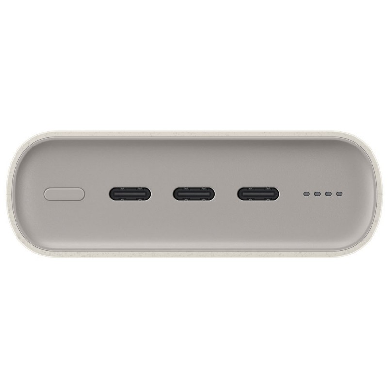 Samsung Portable Charger 20,000 mAh Power Bank Super Fast Charger 45W 3 USB-C ports | Beige Samsung Portable Charger 20,000 mAh Power Bank Super Fast Charger 45W 3 USB-C ports | Beige