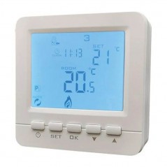 Compra Bravo Cronotermostato QUBO Digitale Programmabile per Dispositivi di Riscaldamento o Condizionamento online