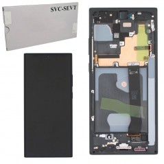 Foto di Samsung SERVICE PACK Display LCD ORIGINALE + Frame Per Galaxy Note 20 Ultra 4G 5G SM-N986 N985 NO CAM | Nero - Samsung