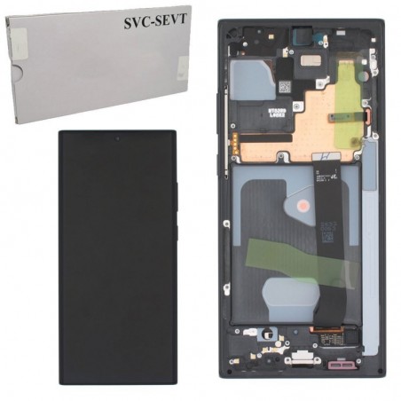 Foto di Samsung SERVICE PACK Display LCD ORIGINALE + Frame Per Galaxy Note 20 Ultra 4G 5G SM-N986 N985 NO CAM | Nero - Samsung
