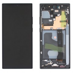 Samsung Service Pack Original LCD Display + Frame For Galaxy Note 20 Ultra 4G 5G N986 N985 NO CAM | Black