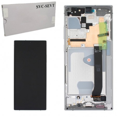 Discover Samsung SERVICE PACK Display LCD ORIGINALE + Frame Galaxy Note 20 Ultra 4G N985 5G N986 | NO CAM | Bianco details