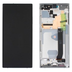 Samsung SERVICE PACK Display LCD ORIGINALE + Frame Galaxy Note 20 Ultra 4G N985 5G N986 | NO CAM | Bianco