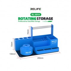 RELIFE RL-001H Multifunctional Rotating Repair Organizer Storage | Blue