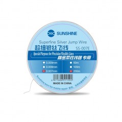 SUNSHINE SS-007E Bobina di Argento 0.007MM Filo Per Jump Wire Saldature | 200M 