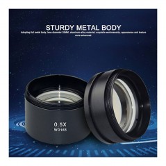 RELIFE M-21 Auxiliary Objective 0.5x Microscope Lens