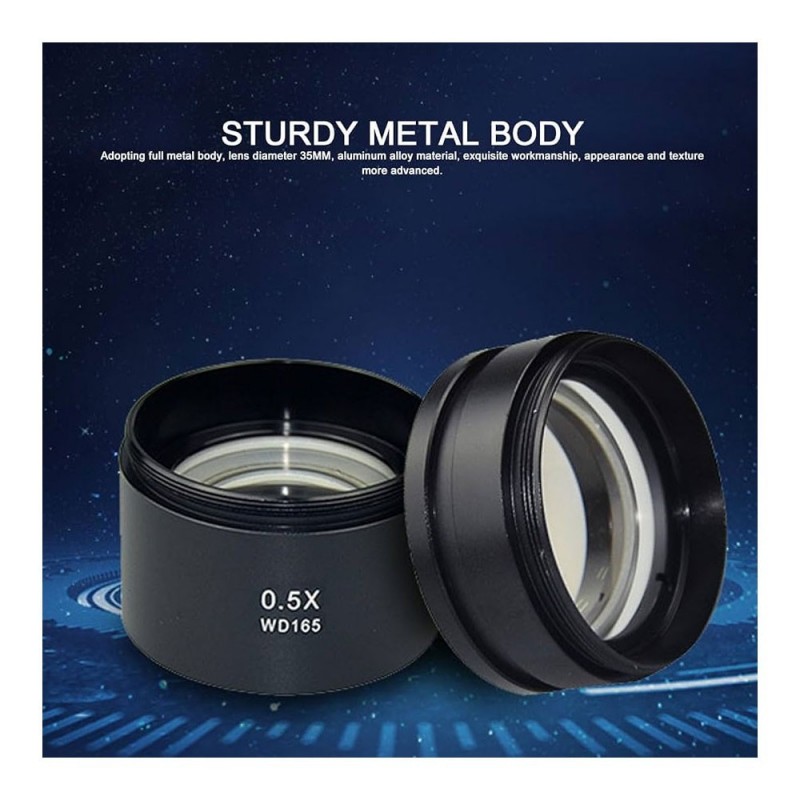 RELIFE M-21 Auxiliary Objective 0.5x Microscope Lens