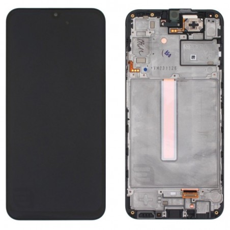Samsung SERVICE PACK Display LCD ORIGINALE + Frame Galaxy A25 5G A256 | Nero