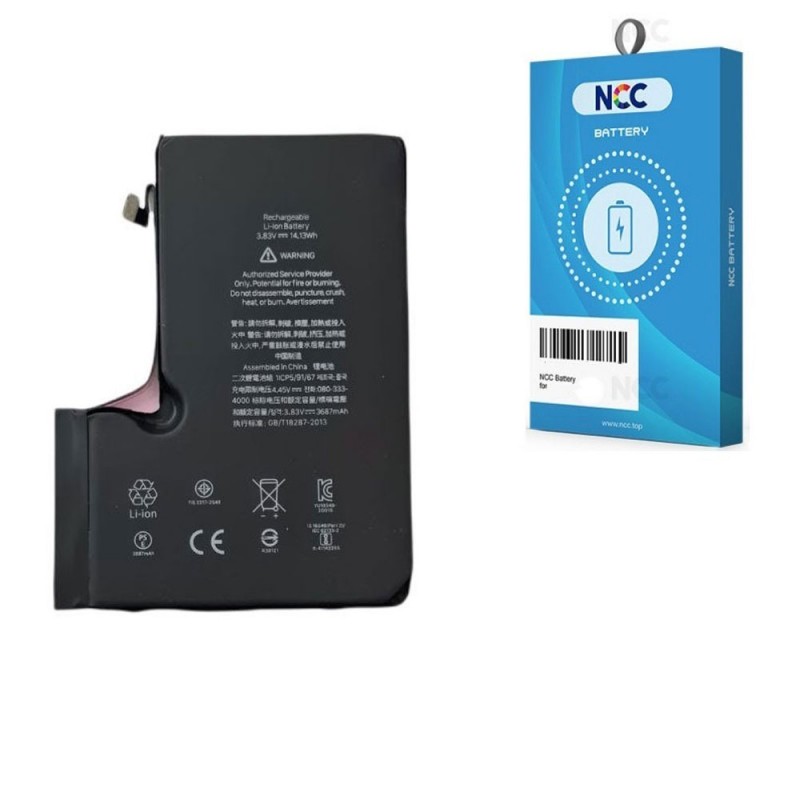 NCC Compatible Battery for Apple iPhone 12 Pro Max | ZY Taiwan Chip - 3687mAh
