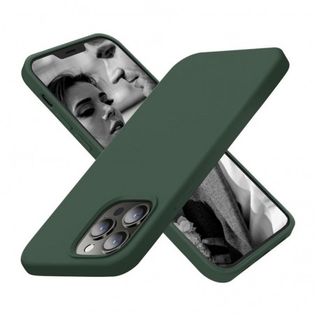 NCC Custodia Protettiva in Silicone Cover Soft Touch Per Apple iPhone 11 | Verde Ago di Pino