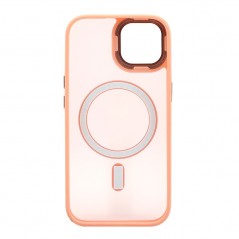 Photo of NCC A0004 Golden Shield Frosted Three-in-One Magnetic Suction Protective Case For Apple iPhone 13 Pro Pink - NCC