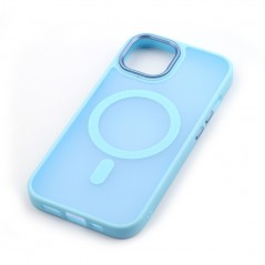 Product image NCC A0004 Golden Shield Frosted Three-in-One Magnetic Suction Protective Case For Apple iPhone 13 Sierra Blue