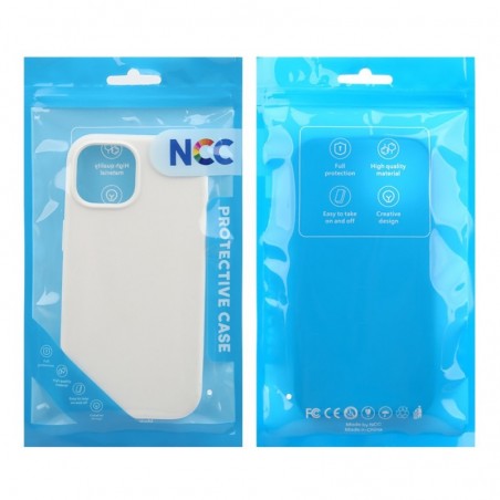 Scopri NCC Custodia Protettiva in Silicone Cover Soft Touch Per Apple iPhone 13 Pro | Bianco in dettaglio