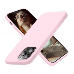 Discover NCC CA001 Silica Gel Protective Case For Apple iPhone 13 Pro (Color Boxed) Sand Pink details