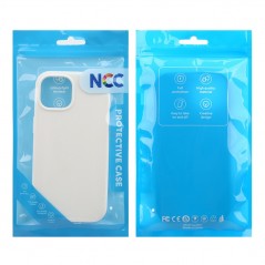 Foto di NCC Custodia Protettiva in Silicone Cover Soft Touch Per Apple iPhone 13 Pro Max | Bianco - NCC