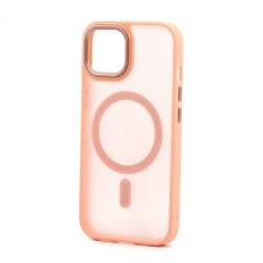 Buy NCC A0004 Golden Shield Frosted Three-in-One Magnetic Suction Protective Case For Apple iPhone 14 Pro Pink online