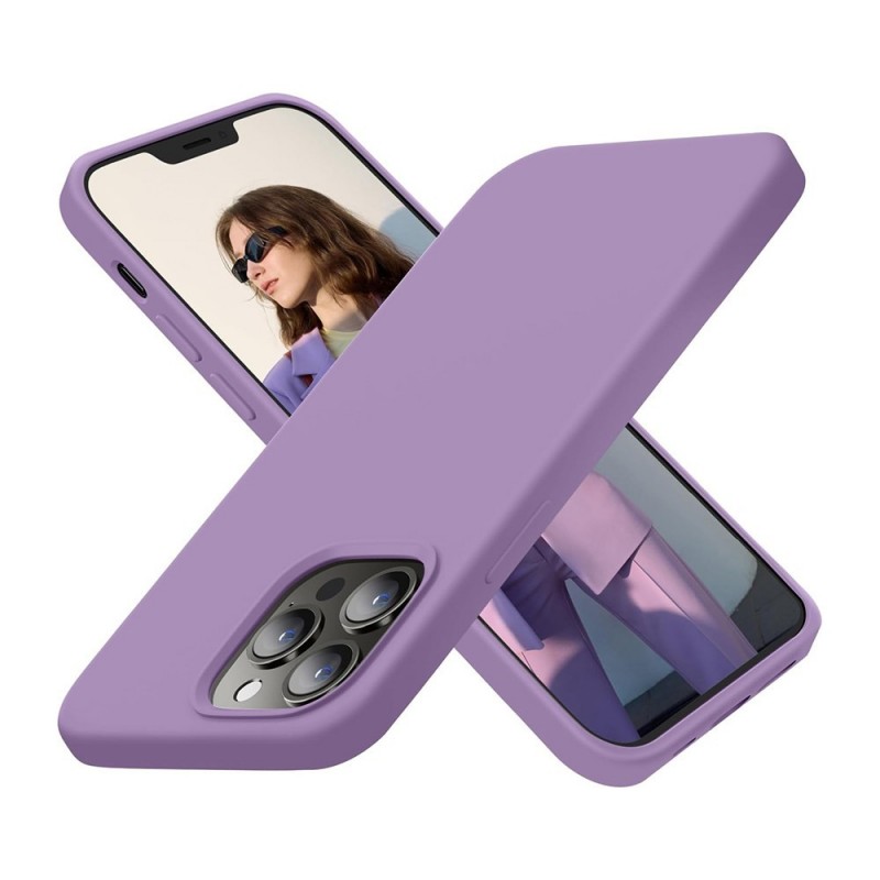 NCC Soft Touch Silicone Protective Case Cover for Apple iPhone 14 | Purple