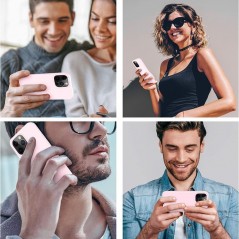 Acquista NCC Custodia Protettiva in Silicone Cover Soft Touch Per Apple iPhone 14 | Rosa Sabbia su Smartness