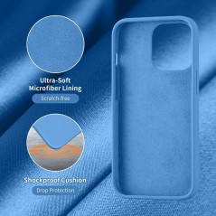Buy NCC CA001 Silica Gel Protective Case For Apple iPhone 14 Pro (Color Boxed) Cobalt blue online