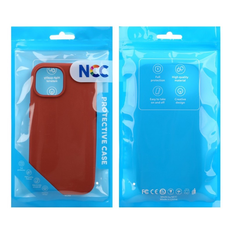NCC Custodia Protettiva in Silicone Cover Soft Touch Per Apple iPhone 11 Pro | Rosso Carminio
