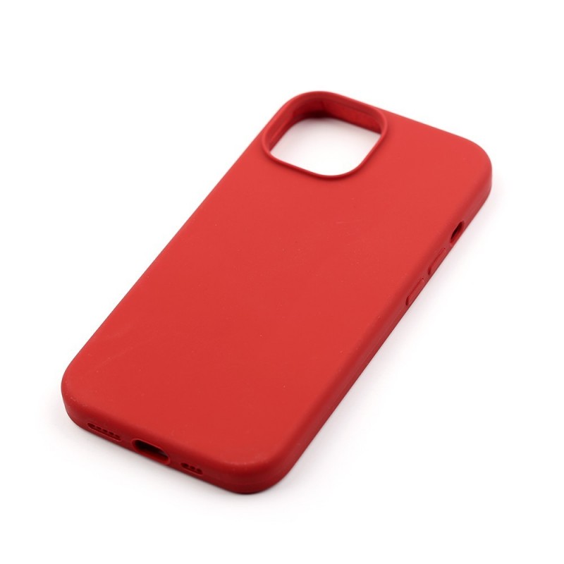 NCC Soft Touch Silicone Protective Case for Apple iPhone 14 Pro | Carmine Red