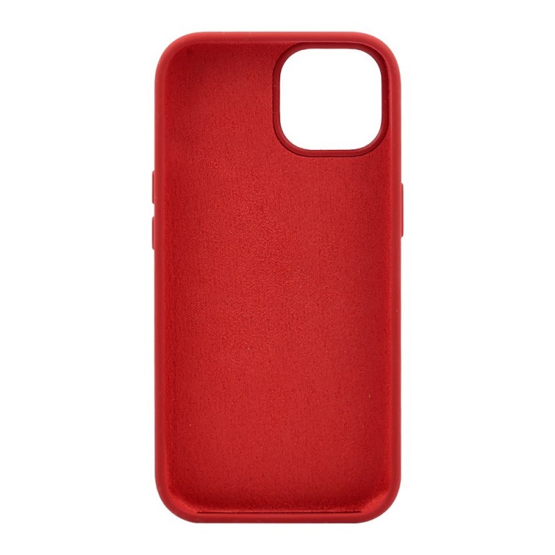 NCC Soft Touch Silicone Protective Case for Apple iPhone 13 | Carmine Red