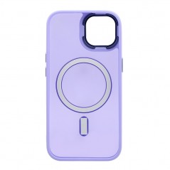Buy NCC A0004 Golden Shield Frosted Three-in-One Magnetic Suction Protective Case For Apple iPhone 13 Taro Purple online