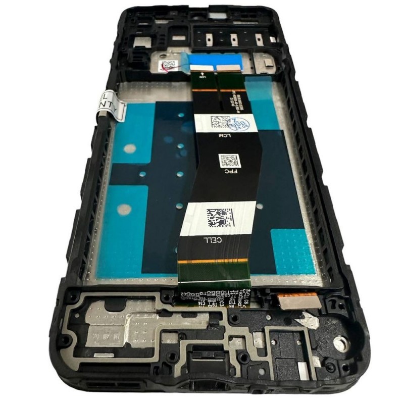 Display LCD Samsung Galaxy A14 4G A145 + Frame FLAT Nero