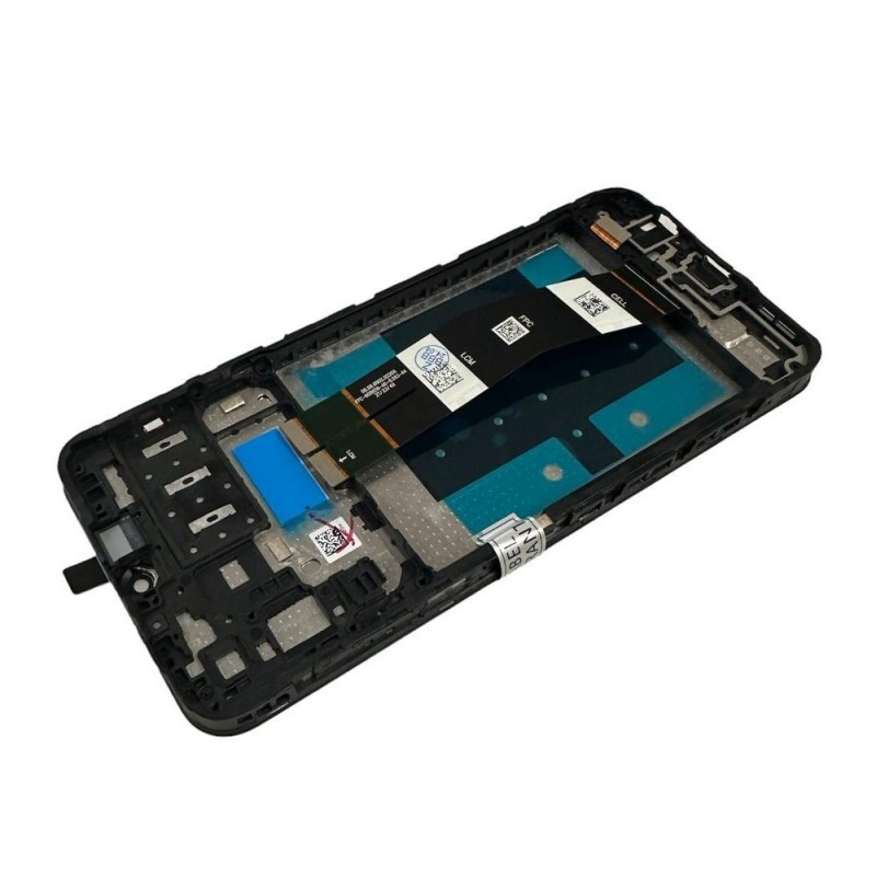 Display LCD Samsung Galaxy A14 4G A145 + Frame FLAT Nero