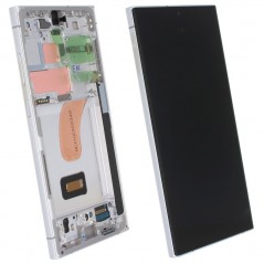 Buy Samsung SERVICE PACK Display LCD ORIGINALE + Frame Per Galaxy S23 Ultra 5G S918 | Light Blue / Green online