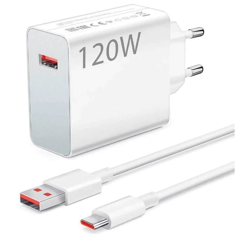 Xiaomi MDY-13-EE Original 120W Charger + FAST CHARGE Cable | 1 Meter | BULK