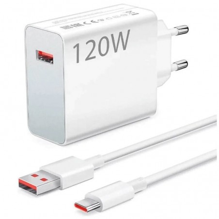 Xiaomi MDY-13-EE Original 120W Charger + FAST CHARGE Cable | 1 Meter | BULK
