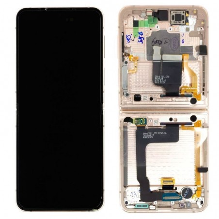 Samsung SERVICE PACK Display LCD ORIGINALE + Frame Per Galaxy Z Flip 4 5g SM-F721 | Pink