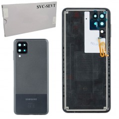 Scopri Samsung Back Cover Originale Service Pack con Camera Frame per Galaxy A12 SM-A125F SM-A127F | Nero in dettaglio