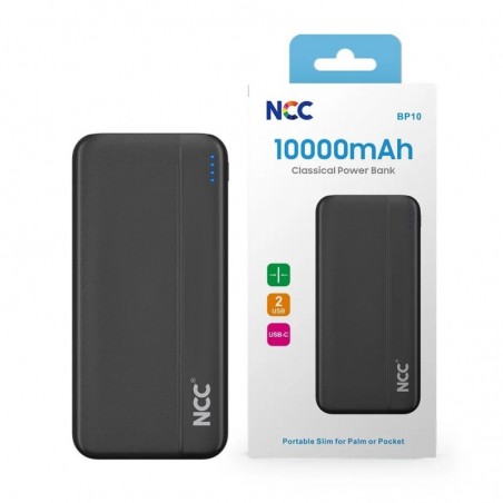 Compra NCC Power Bank 10000mAh Caricabatterie Portatile Fast Charging | Nero Bp10 online