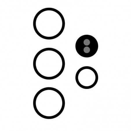 Compra Vetro Per Fotocamera Posteriore SLIM completo di Biadesivo 3M per Samsung S21 Ultra online